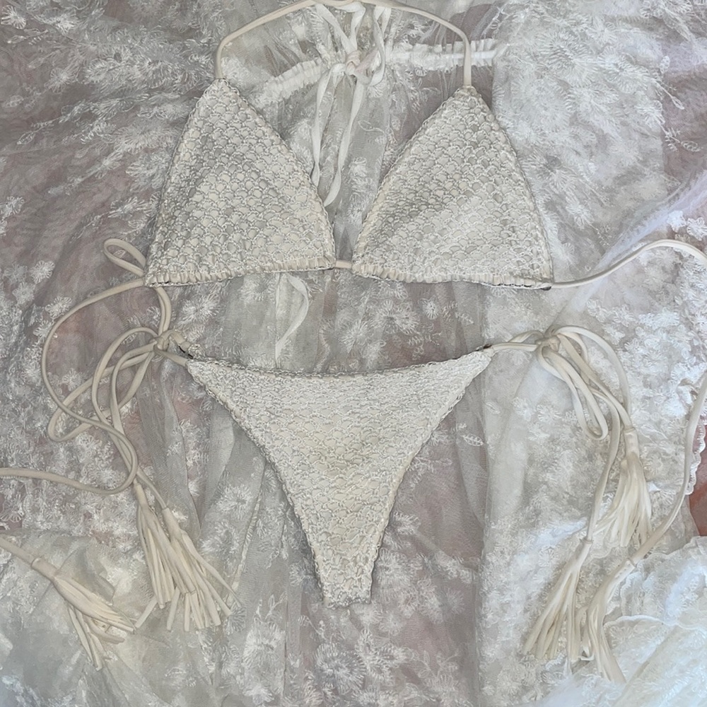 Acacia “Ivory” crochet set (large)